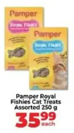 Food Lover's Market Pamper Royal Fishies Cat Treats Assorted offer