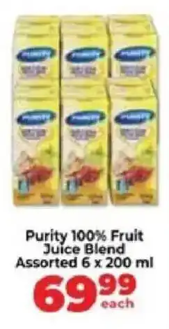 Food Lover's Market Purity 100% Fruit Juice Blend Assorted offer