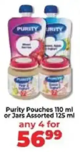Food Lover's Market Purity Pouches or Jars Assorted offer