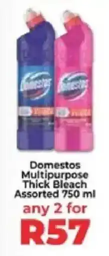 Food Lover's Market Domestos Multipurpose Thick Bleach Assorted offer