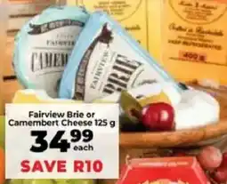 Food Lover's Market Fairview Brie or Camembert Cheese offer