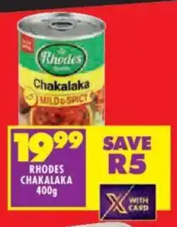 Shoprite Rhodes Chakalaka offer