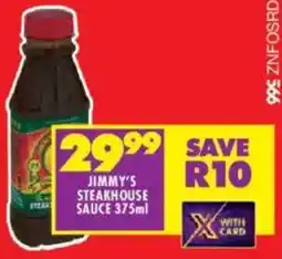 Shoprite Jimmy's steakhouse sauce offer
