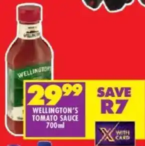 Shoprite Wellington's tomato sauce offer