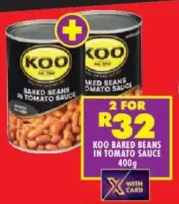 Shoprite Koo baked beans in tomato sauce offer