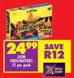 Shoprite Lion firelighters offer