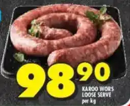 Shoprite Karoo wors loose serve offer