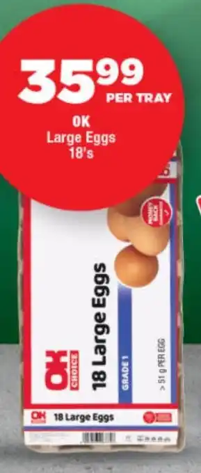 OK Foods OK Large Eggs offer