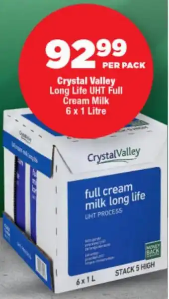 OK Foods Crystal Valley Long Life UHT Full Cream Milk offer