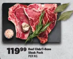 OK Foods Beef Club/ T-Bone Steak Pack offer