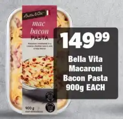 OK Foods Bella Vita Macaroni Bacon Pasta offer