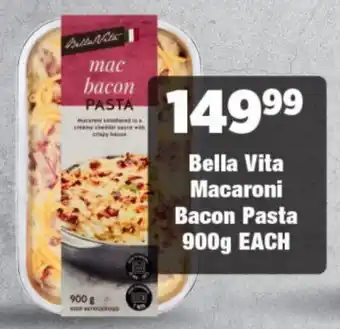 OK Foods Bella Vita Macaroni Bacon Pasta offer