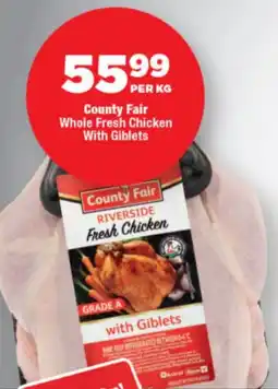 OK Foods County Fair Whole Fresh Chicken With Giblets offer