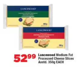 OK Foods Lancewood Medium Fat Processed Cheese Slices Asstd. offer