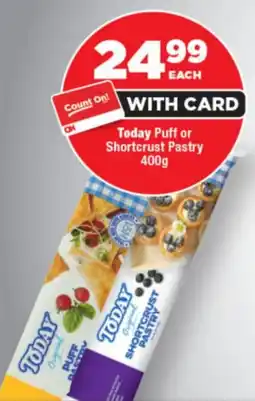 OK Foods Today Puff or Shortcrust Pastry offer