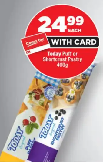 OK Foods Today Puff or Shortcrust Pastry offer