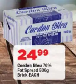 OK Foods Cordon Bleu 70% Fat Spread Brick offer
