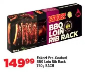 OK Foods Eskort Pre-Cooked BBQ Loin Rib Rack offer