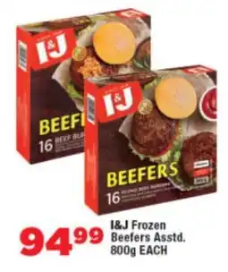 OK Foods I&J Frozen Beefers Asstd. offer