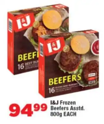 OK Foods I&J Frozen Beefers Asstd. offer