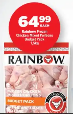 OK Foods Rainbow Frozen Chicken Mixed Portions Budget Pack offer