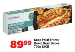 OK Foods Cape Point Frozen Boxed Braai Snoek offer