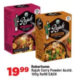 OK Foods Robertsons Rajah Curry Powder Asstd. Refill offer