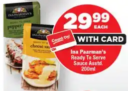 OK Foods Ina Paarman's Ready To Serve Sauce Asstd. offer