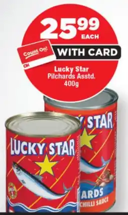OK Foods Lucky Star Pilchards Asstd. offer