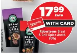 OK Foods Robertsons Braai & Grill Spice Asstd. offer