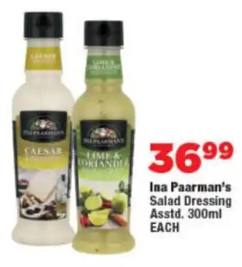 OK Foods Ina Paarman's Salad Dressing Asstd. offer