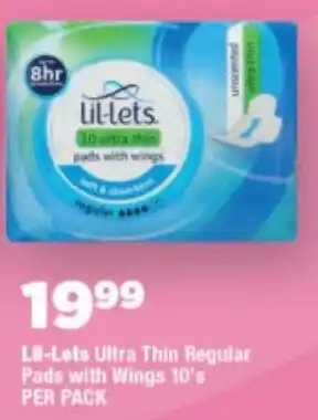 OK Foods Lil-Lets Ultra Thin Regular Pads with Wings offer