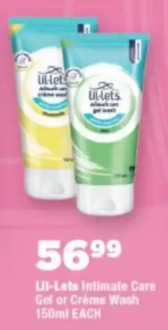 OK Foods Lil-Lets Intimate Care Gel or Creme Wash offer
