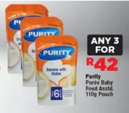 OK Foods Purity Purée Baby Food Asstd. Pouch offer