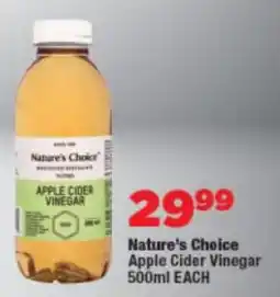OK Foods Nature's Choice Apple Cider Vinegar offer
