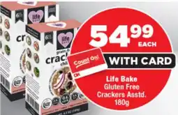 OK Foods Life Bake Gluten Free Crackers Asstd. offer