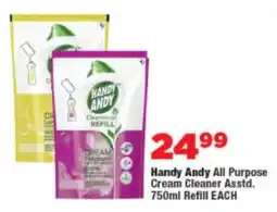 OK Foods Handy Andy All Purpose Cream Cleaner Asstd. Refill offer