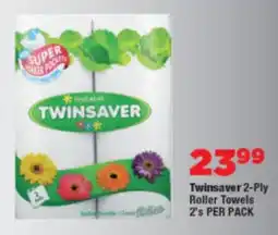 OK Foods Twinsaver 2-Ply Roller Towels offer