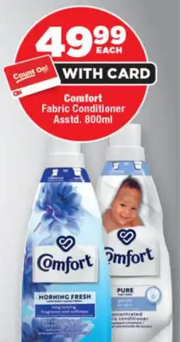 OK Foods Comfort Fabric Conditioner Asstd. offer