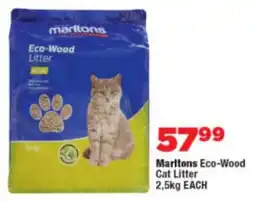 OK Foods Marltons Eco-Wood Cat Litter offer