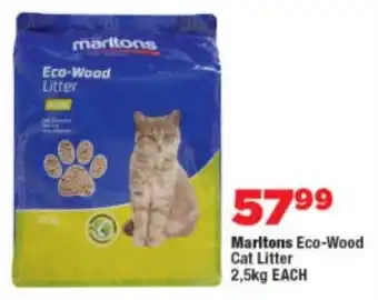 OK Foods Marltons Eco-Wood Cat Litter offer