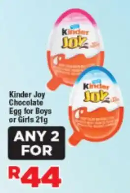 OK Foods Kinder Joy Chocolate Egg for Boys or Girls offer