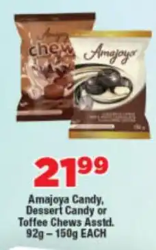 OK Foods Amajoya Candy, Dessert Candy or Toffee Chews Asstd. offer