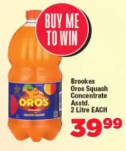 OK Foods Brookes Oros Squash Concentrate Asstd. offer