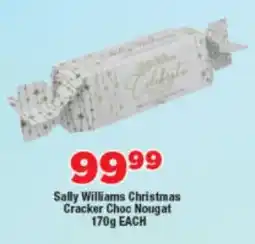 OK Foods Sally Williams Christmas Cracker Choc Nougat offer