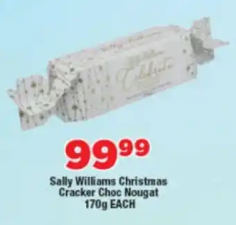 OK Foods Sally Williams Christmas Cracker Choc Nougat offer