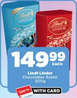 OK Foods Lindt Lindor Chocolates Asstd. offer