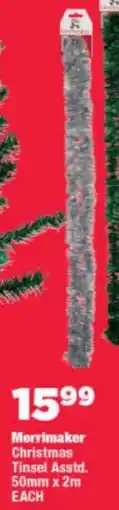 OK Foods Merrimaker Christmas Tinsel Asstd. offer