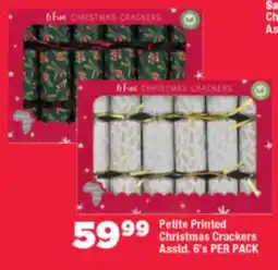 OK Foods Petite Printed Christmas Crackers Asstd. offer