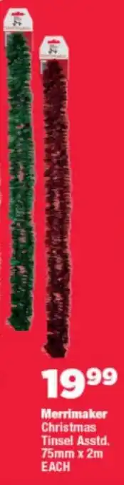 OK Foods Merrimaker Christmas Tinsel Asstd. offer